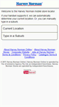 Mobile Screenshot of harveynorman.findnearest.com.au