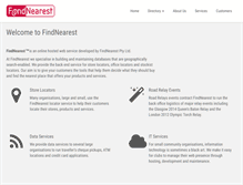Tablet Screenshot of findnearest.com